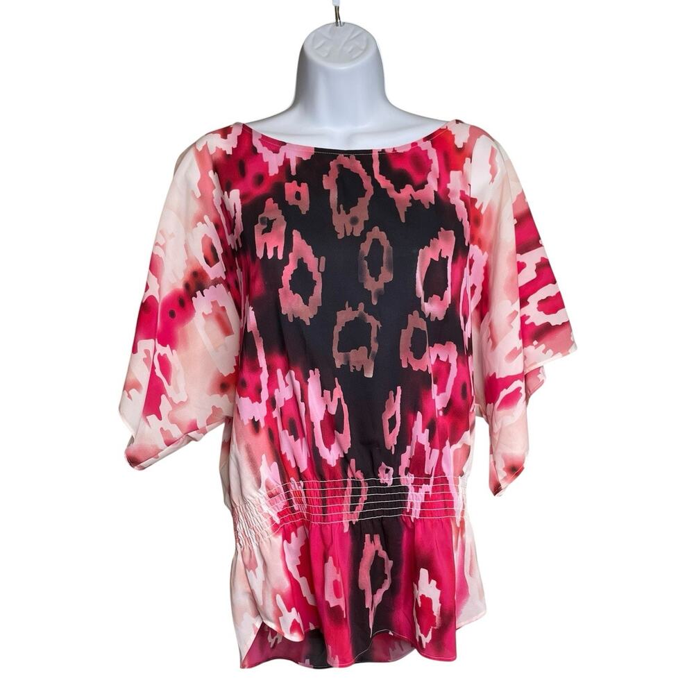 Vintage Y2K Outback Red The Limited Pop Art Print Dolman Sleeve Top Size S Flowy